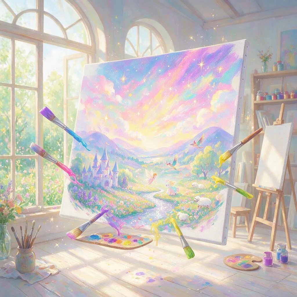 Illustration Canvas cover art