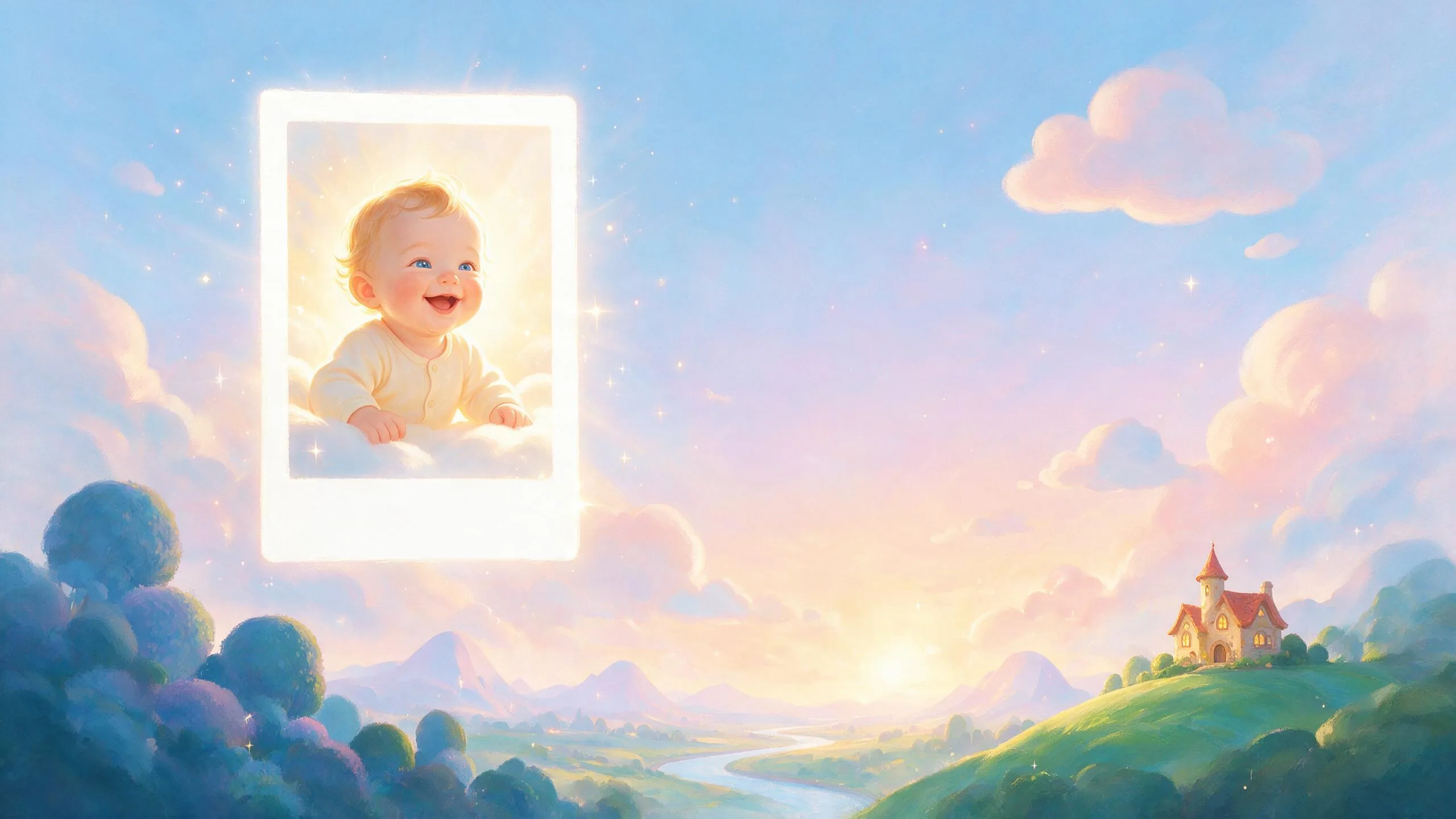 Baby Passport Photo backdrop art